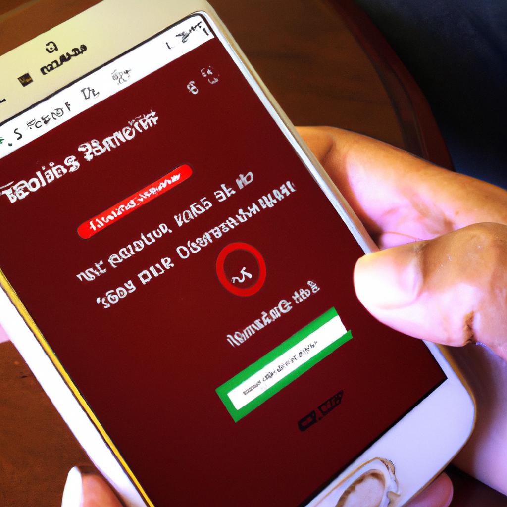 A customer utilizes Wells Fargo's mobile banking app to troubleshoot an issue.