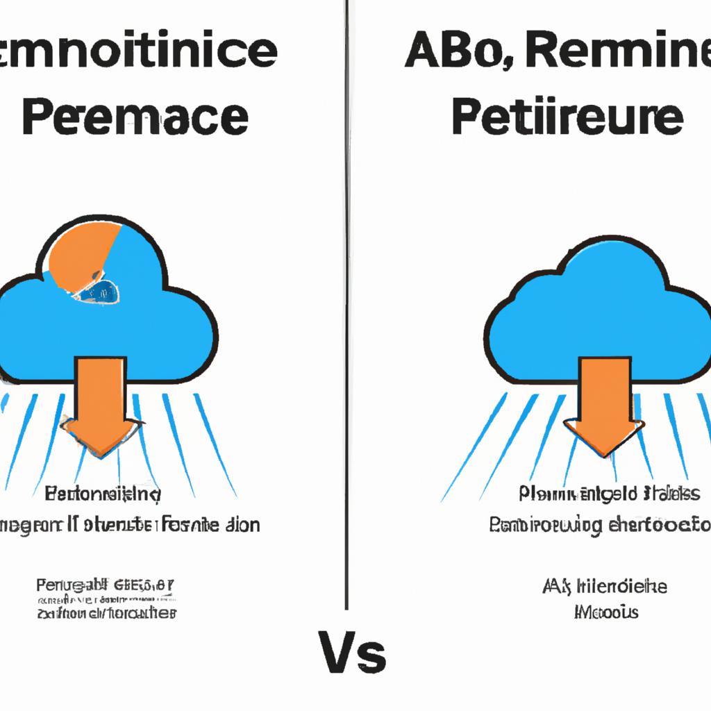 Performance and reliability statistics of IBM Cloud and AWS in a graphical format.